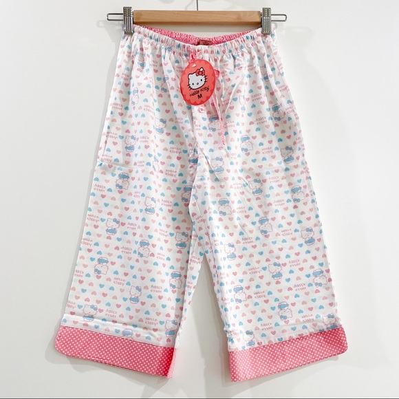 NWT Hello Kitty pajama crop pants - Picture 1 of 7